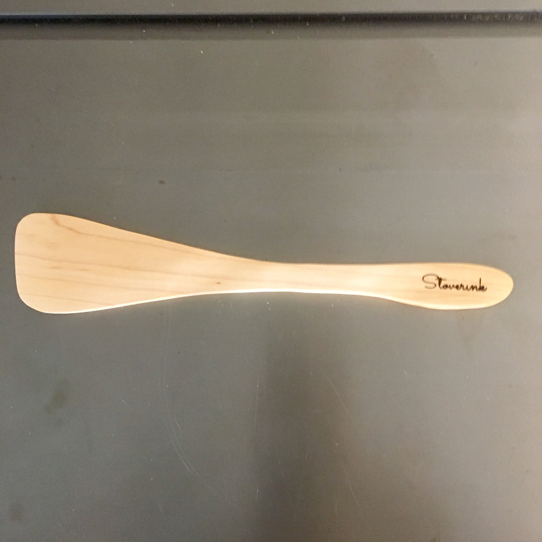 Stoverink Spatula cut from Hard White Maple